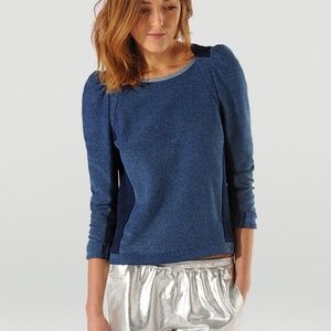 Maje Cecile Moleton Top Small